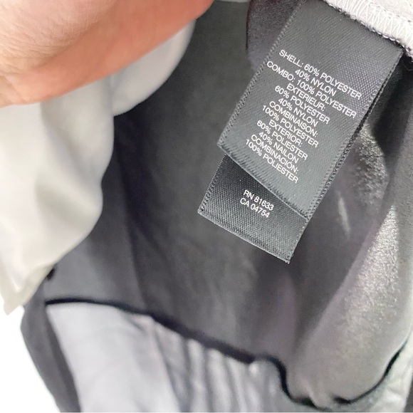 Kenneth Cole Tank Top Blouse Shirt Womens Size Medium Petite Chiffon Lace Tunic - Picture 5 of 8